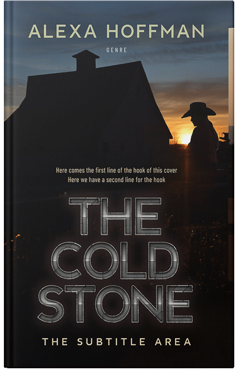 Front view of Premade Western Book Cover - Woodsmoke