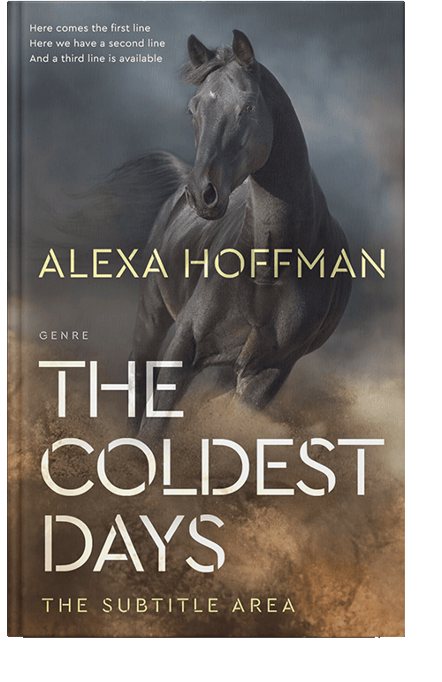 Front view of Soya Bean #28604 - Premade Western Book Cover