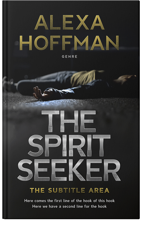 Front view of Premade Mystery & Thriller & Suspense Book Cover - Cod Gray