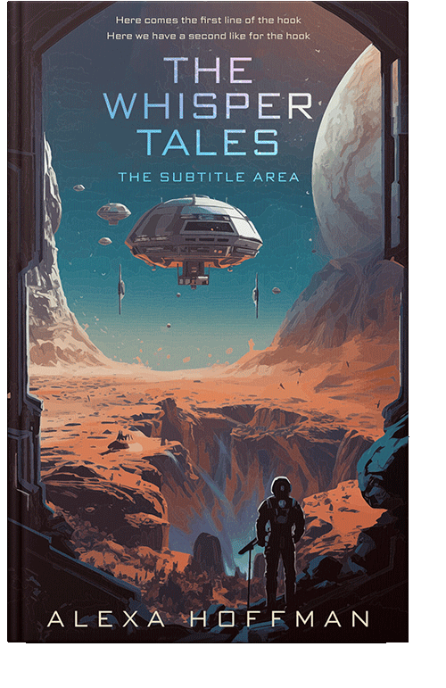 Front view of Ship Gray #28617 - Premade Science Fiction Book Cover