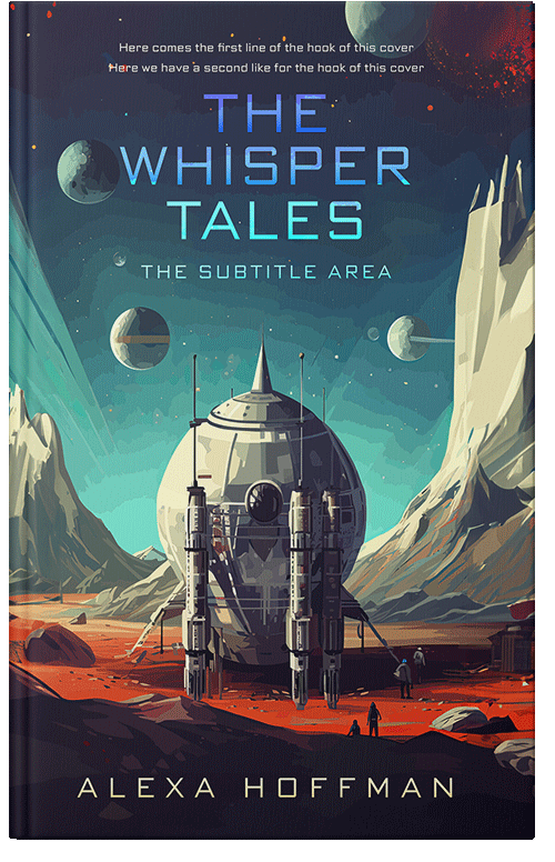 Front view of Ebony Clay #28618 - Premade Science Fiction Book Cover