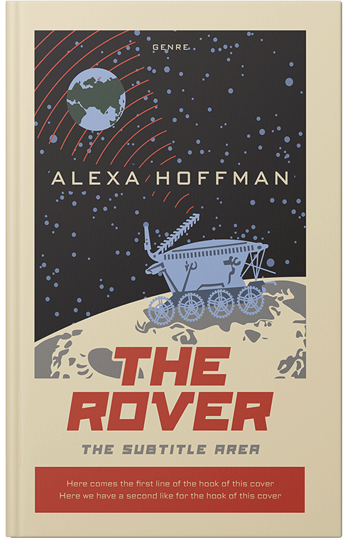 Front view of Thunder #28623 - Premade Science Fiction Book Cover