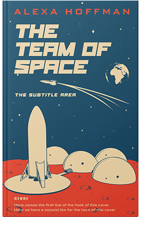 Pre Made Book Cover Chathams Blue