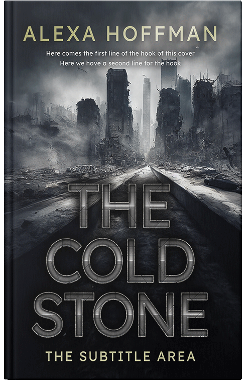 Front view of Shark #28629 - Premade Apocalyptica Book Cover