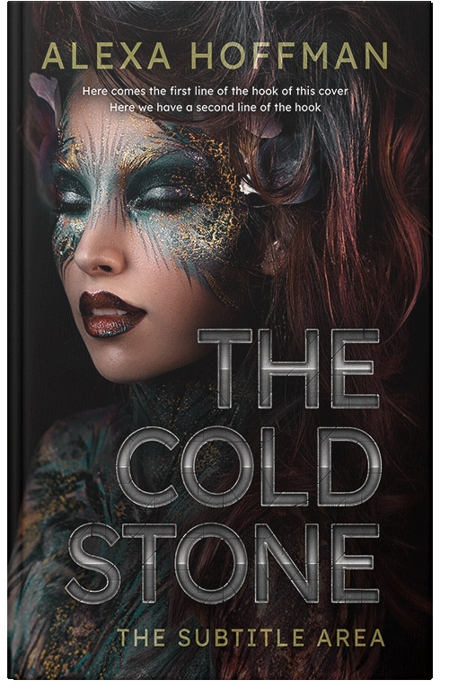 Front view of Cocoa Brown #28634 - Premade Fantasy Book Cover