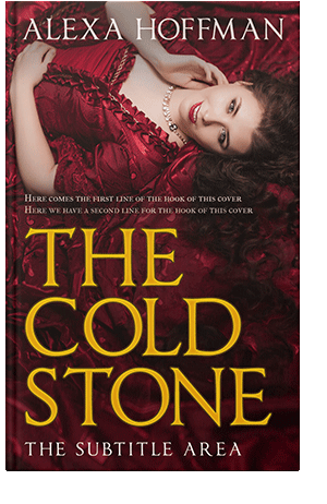 Pre Made Book Cover Aubergine