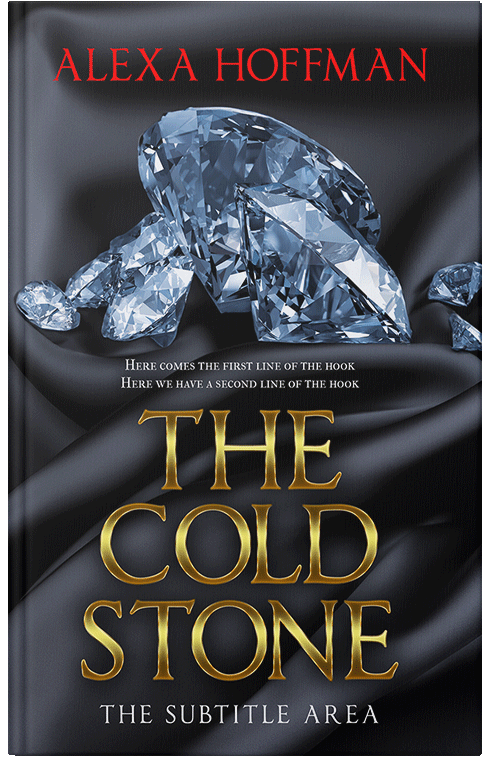 Front view of Premade Royal Romance Book Cover - Shark