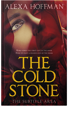 Pre Made Book Cover Aubergine