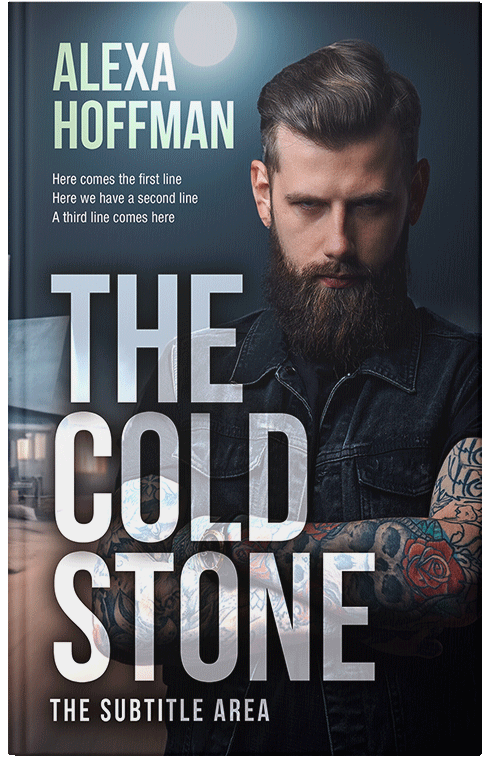 Front view of Premade Mystery & Thriller & Suspense Book Cover - Pale Slate