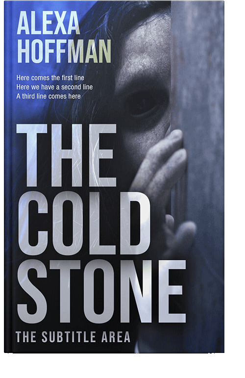 Front view of Heather #28652 - Premade Horror Book Cover