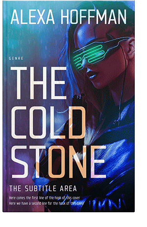 Pre Made Book Cover Steel Gray