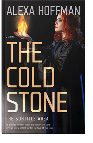 Pre Made Book Cover Tan