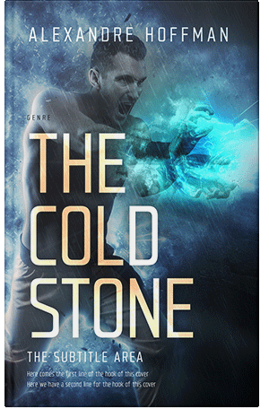 Pre Made Book Cover Pickled Bluewood