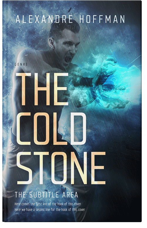 Front view of Pickled Bluewood #28670 - Premade Fantasy Book Cover