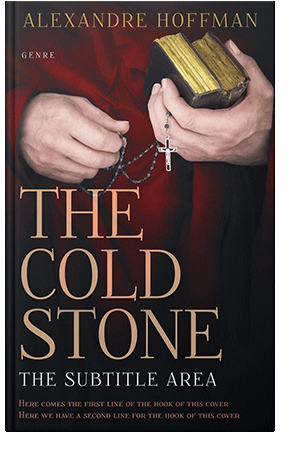 Pre Made Book Cover Tan