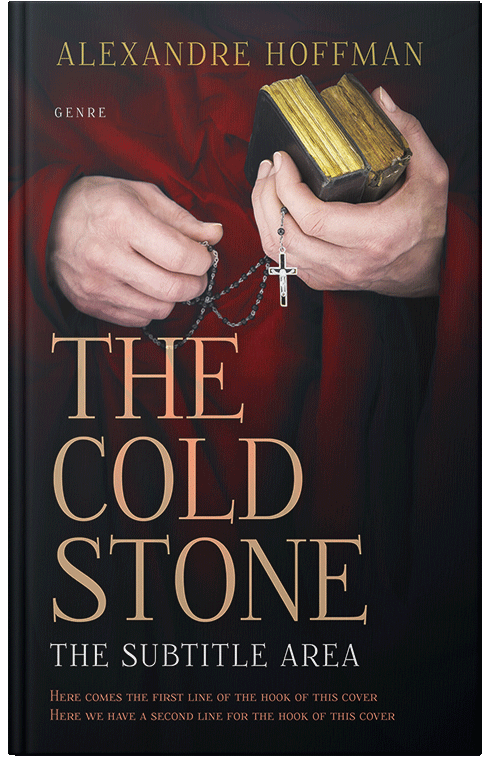 Front view of Tan #28675 - Premade Religion & Spirituality Book Cover