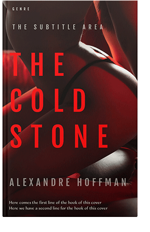 Pre Made Book Cover Aubergine