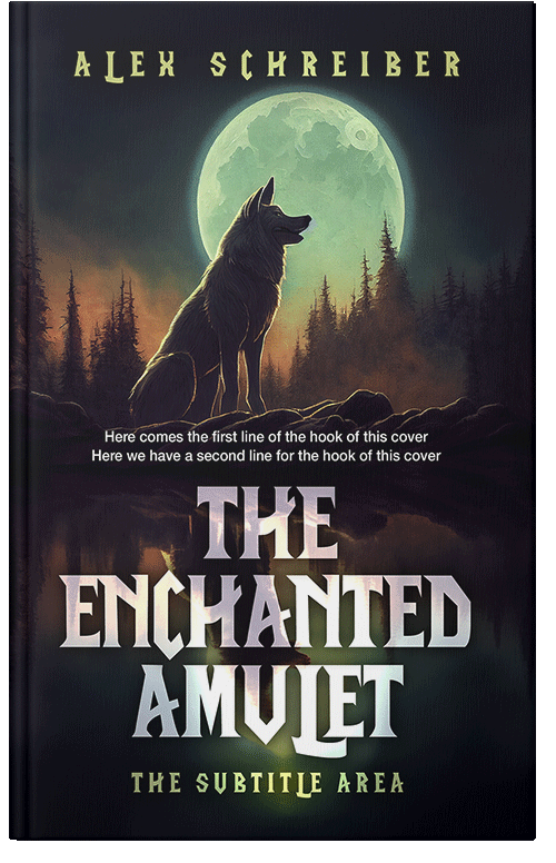 Front view of Foggy Gray #28699 - Premade Horror Book Cover