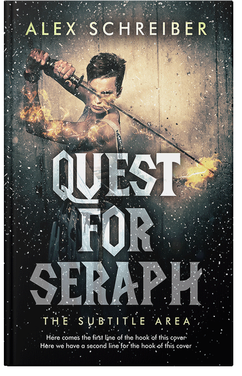 Front view of Premade Teen & Young Adult Book Cover - Akaroa