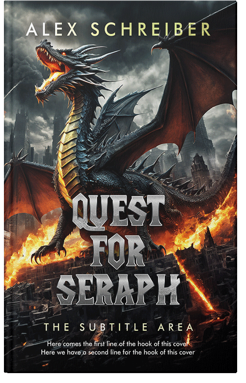 Front view of Thunder #28705 - Premade Apocalyptica Book Cover