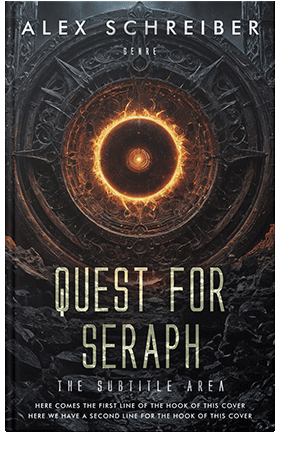 Pre Made Book Cover Thunder