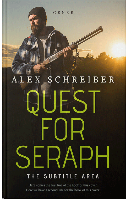 Front view of Premade Mystery & Thriller & Suspense Book Cover - Karaka