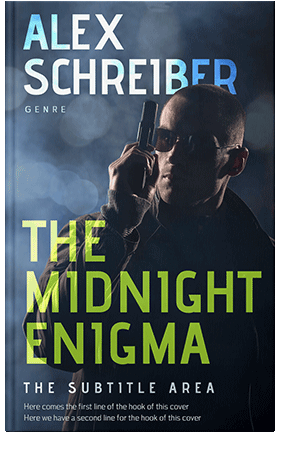 Pre Made Book Cover Ebony