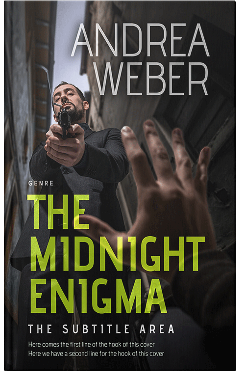 Front view of Cod Gray #28716 - Premade Mystery & Thriller & Suspense Book Cover