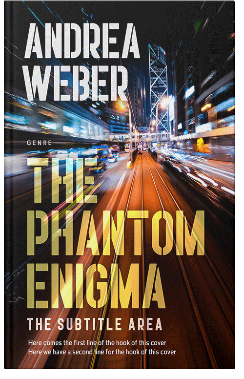 Front view of Eclipse #28719 - Premade Action & Adventure Book Cover