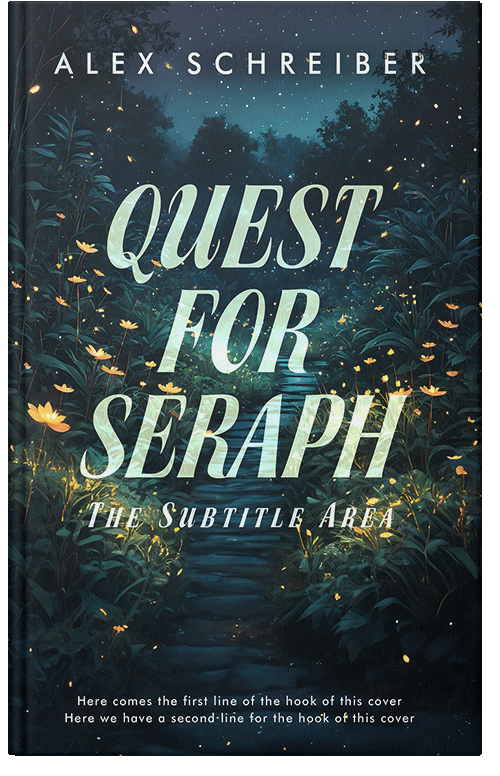 Front view of Timber Green #28720 - Premade Fantasy Book Cover