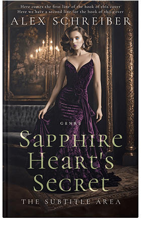 Pre Made Book Cover Cocoa Brown