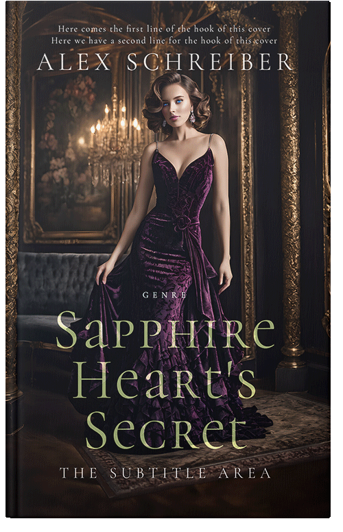 Front view of Cocoa Brown #28729 - Premade Romance Book Cover