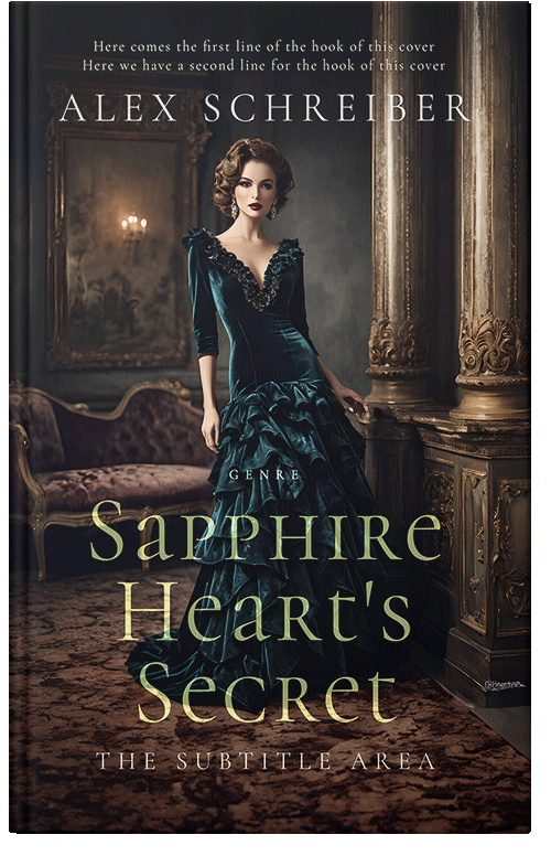 Front view of Thunder #28730 - Premade Romance Book Cover