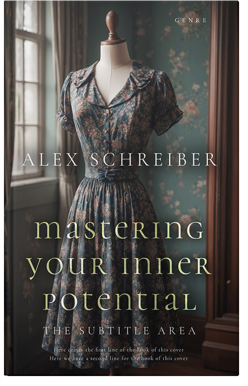 Front view of Premade Literary Fiction Book Cover - Dune