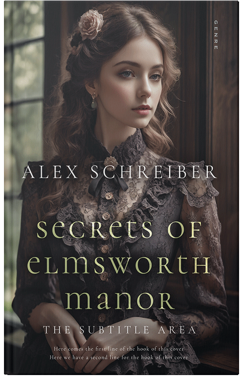 Front view of Premade Historical Book Cover - Mine Shaft