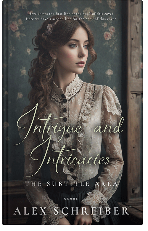 Front view of Premade Historical Book Cover - Mine Shaft