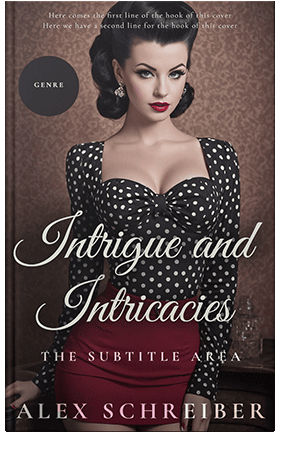 Pre Made Book Cover Cocoa Brown