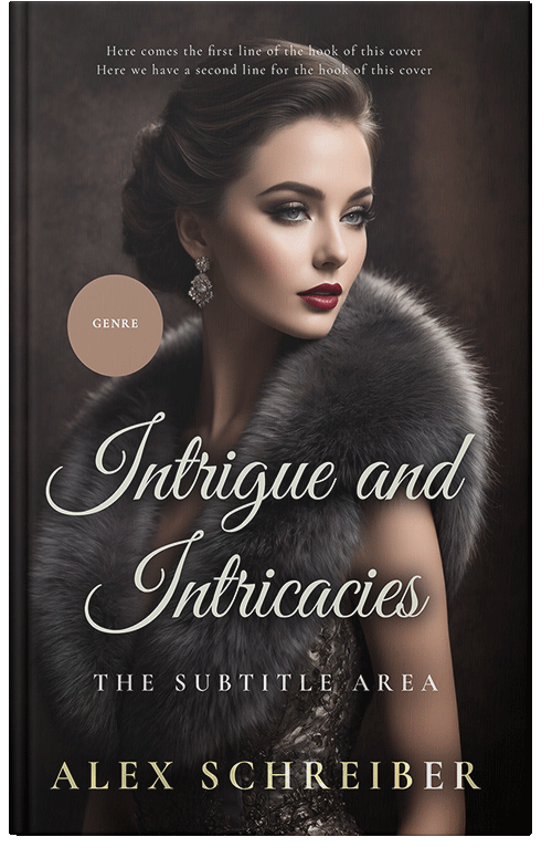 Front view of Cocoa Brown #28743 - Premade Romance Book Cover