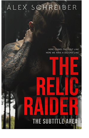 Pre Made Book Cover Cinnabar