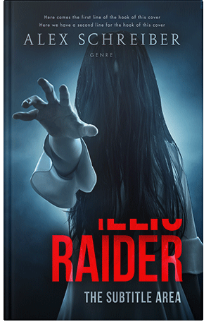 Pre Made Book Cover Alizarin Crimson