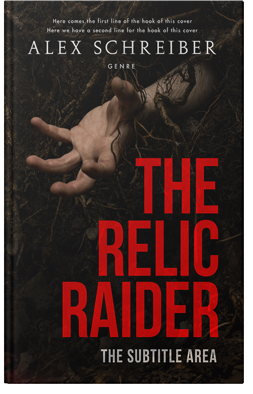 Front view of Cardinal #28766 - Premade Horror Book Cover