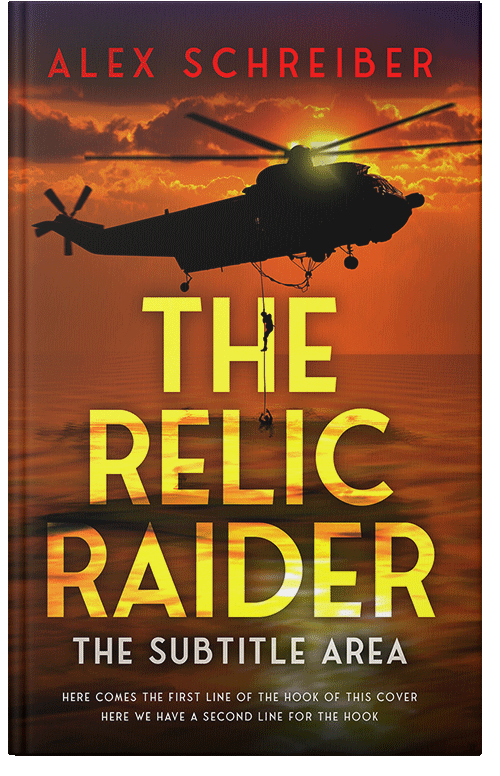 Front view of Copper Canyon #28770 - Premade Action & Adventure Book Cover