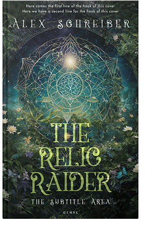 Pre Made Book Cover Outer Space