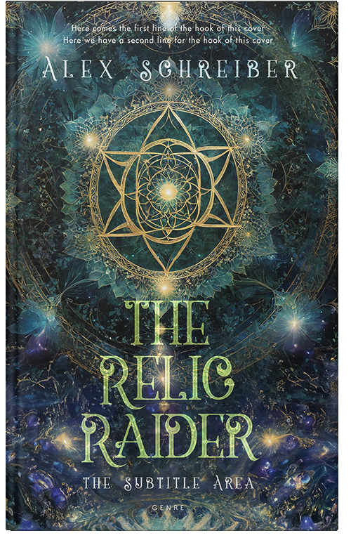 Front view of Premade Fantasy Book Cover - Ebony Clay