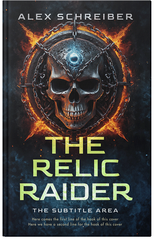 Front view of Mirage #28779 - Premade Fantasy Book Cover