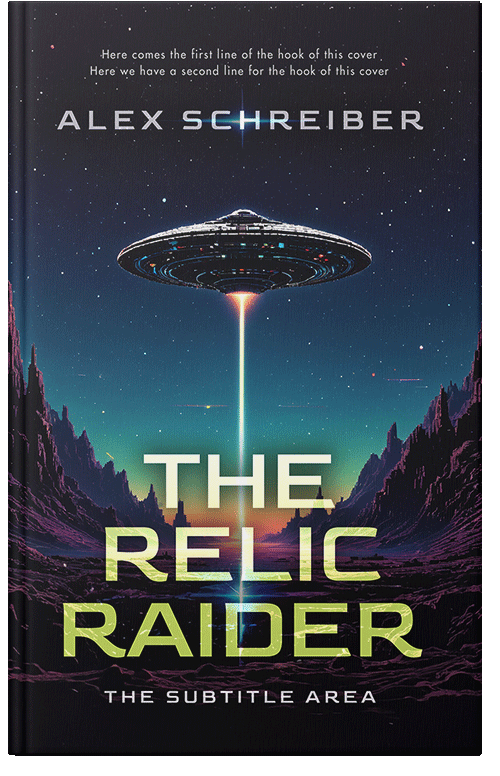 Front view of Vulcan #28781 - Premade Apocalyptica Book Cover