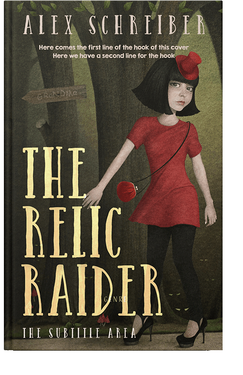 Front view of Zeus #28790 - Premade Children's Book Cover