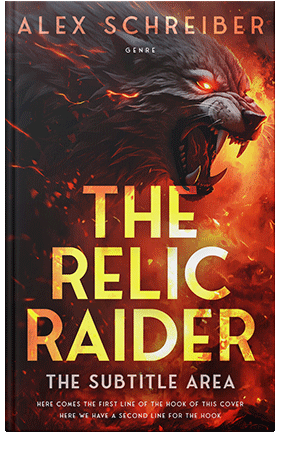 Pre Made Book Cover Burnt Sienna