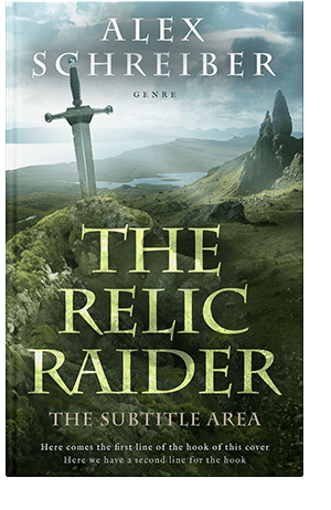 Pre Made Book Cover Green Kelp