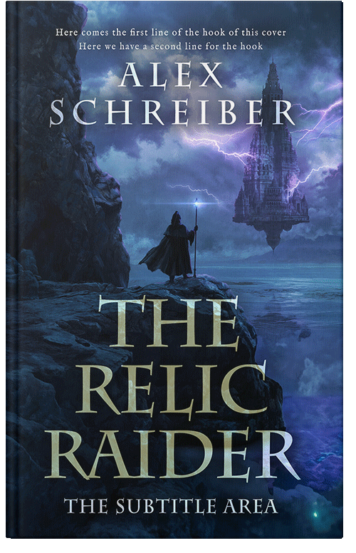 Front view of Premade Fantasy Book Cover - Firefly